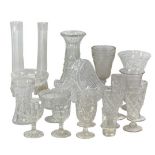 MIXED CUT, MOULDED & OTHER GLASSWARE