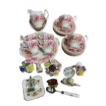 ROYAL ALBERT 'SERENA' TEAWARE - approximately 20 pieces. Also, Beswick Wren, Wade Mable Lucy