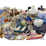 CHINA ASSORTMENT - quantity of mainly decorative items to include a Moorcroft vase, continental