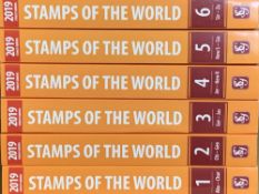 STAMPS (see several images) - STANLEY GIBBONS STAMPS OF THE WORLD 2019 EDITION - Volumes 1-6, mint