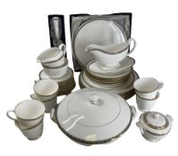 ROYAL WORCESTER 'FRANCESCA' DINNER & TEAWARE - approximately 40 pieces