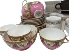 ROYAL WORCESTER CABINET TEAWARE - approximately 20 pieces, Paragon 'Belinda' teaware and a