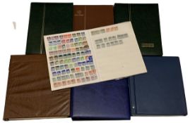 STAMPS (see several images) - VARIOUS STOCK BOOKS (7) - mainly used GB, Isle of Man, Irish, postal