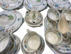 SPODE'S ROYAL JASMINE STRATHMERE DINNERWARE - approximately 25 pieces