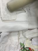 LINEN - quality bed and table linen, a good quantity