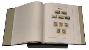 STAMPS (see several images) - STANLEY GIBBONS ALBUM WITH SLIP - GB mint commemoratives 1990-1999,