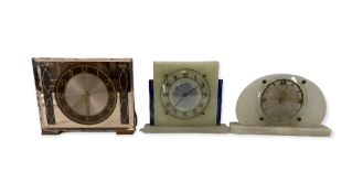 CLOCKS - Art Deco style mantel clocks (3)