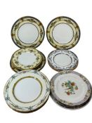 MINTON, various patterns including Helena, Ripon and other display plates. Also, Wedgwood, ETC,