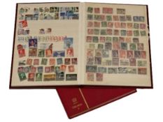 STAMPS (see several images) - A STOCK BOOK OF SWEDEN, NORWAY & FINLAND - mint and used, and an