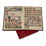 STAMPS (see several images) - A STOCK BOOK OF SWEDEN, NORWAY & FINLAND - mint and used, and an