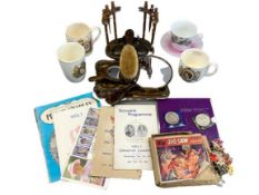 COMMEMORATIVE EPHEMERA, coins and china. Also, vintage jigsaw 'Ritz Fairy tales No 1 Aladdin' and