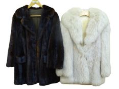 LADY'S VINTAGE FUR JACKETS (2) - no interior labels or sizes apparent