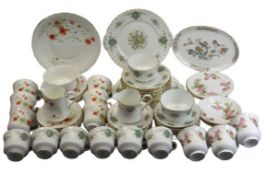VINTAGE & LATER FLORAL DECORATED TEAWARE - to include Royal Stafford True Love, 37 pieces, Royal