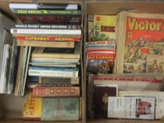 CHILDREN'S BOOKS, MIXED and 1970s Victor and other comics (within 2 boxes)
