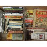 CHILDREN'S BOOKS, MIXED and 1970s Victor and other comics (within 2 boxes)