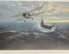 GERALD COULSON limited edition print (399/500) - 'To sink the Bismarck', signed in pencil and