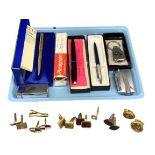 MIXED COLLECTABLES GROUP - to include Parker ballpoint and platinum fountain pens, one marked 'Boots