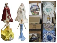 COLLECTOR'S WALL PLATES - a large quantity, makers include Bradford Exchange, Masons ironstone,