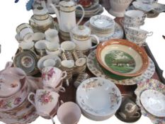 DECORATIVE TEA & OTHER TABLEWARE to include Tuscan Montrose part teaset, Wedgwood Cleo part coffee