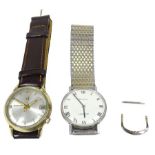 BULOVA GENT'S PRESENTATION WRISTWATCHES (2) - a tuning fork Accutron, the dial with Arabic