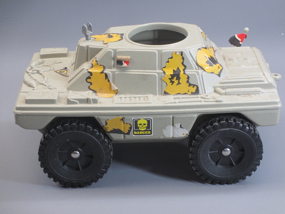 LARGE TOY VEHICLES (3) - to include a military jeep and a parcel of Scalextric racing track - Image 6 of 6