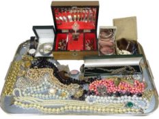 9CT, SILVER, COSTUME VICTORIAN & LATER JEWELLERY, WATCHES ETC - to include Victorian 9ct gold