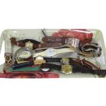 LADY'S & GENT'S WRISTWATCH COLLECTION - with a quantity of additional straps, names include