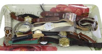 LADY'S & GENT'S WRISTWATCH COLLECTION - with a quantity of additional straps, names include