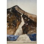 DAVID HASWALL limited edition (21/850) print - titled 'The Ascent', signed, 26 x 19cms also two E