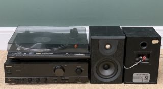 STEREO EQUIPMENT - Technics turntable SL-BD22, Technics amp SU-610 and a pair of Diamond IV