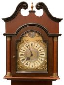 TEMPUS FUGIT ECS WESTMINSTER, GERMANY LONGCASE CLOCK, 215cms H, 44cms W, 28cms D