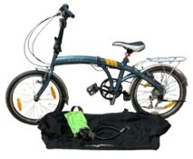 BICYCLES 4 U FOLDING BIKE with carrier bag and accessories