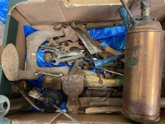 VINTAGE TOOLS, metalware, copper, sprayer ETC