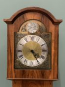 TEMPUS FUGIT MODERN GRANDMOTHER CLOCK, triple weight, 176cms H, 37cms W, 21cms D