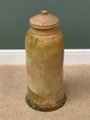 TERRACOTTA 'RHUBARB FORCER' with lid, 70 x 30cms