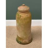 TERRACOTTA 'RHUBARB FORCER' with lid, 70 x 30cms