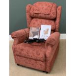 LIFT & RECLINE COSY ARMCHAIR, 106cms H, 53cms W, 46cms D E/T