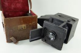 DALLMEYER QUARTER PLATE 'SOHO PRESS' REFLEX CAMERA, with Dallmeyer 6" f/3.5 press lens, with