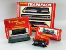 FIVE HORNBY & TRI-ANG 00 GAUGE TRAINS, including Hornby R336 BR Intercity 125 train pack CL.43,