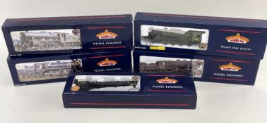 FIVE BACHMANN BRANCH-LINE 00 GAUGE STEAM LOCOMOTIVES, comprising 32-850 9F Standard 92220 Evening