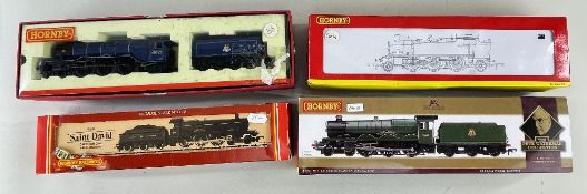 FOUR HORNBY 00 GAUGE STEAM LOCOMOTIVES, comprising R2737 Prairie 4134 2-6-2T loco, older R830