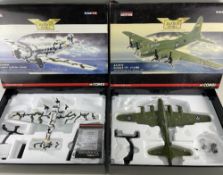 TWO CORGI 1:72 SCALE MODELS WWII BOMBERS, ltd edn, comprising Boeing B-17E - 41-2488 19th BG,