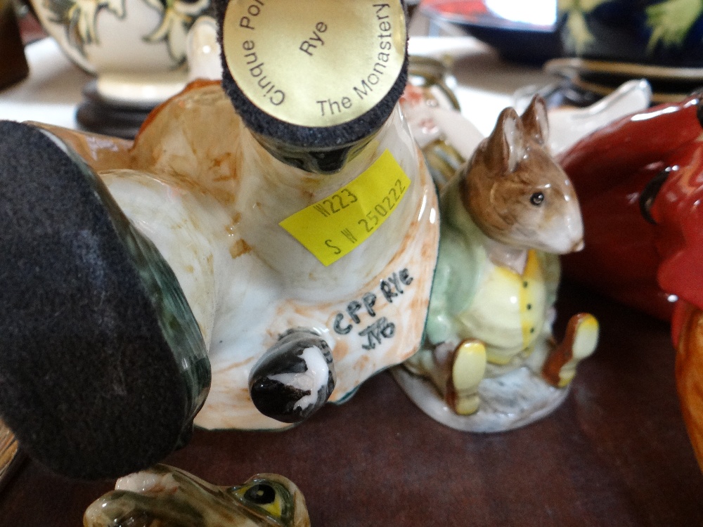 RYE POTTERY & BESWICK FIGURES, including seven Cinque Ports Pottery (Rye) Wind in the Willows - Image 8 of 21