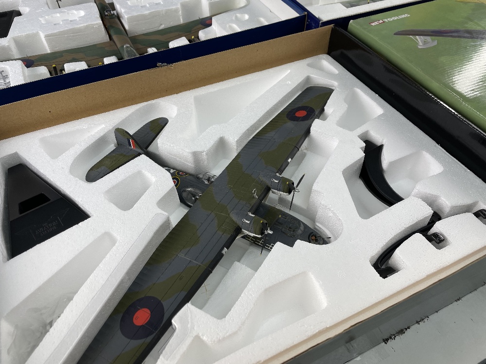 THREE CORGI 1:72 SCALE MODELS OF WWII AIRCRAFT, ltd edns, comprising Avro Lancaster B.1 bomber, - Image 4 of 6