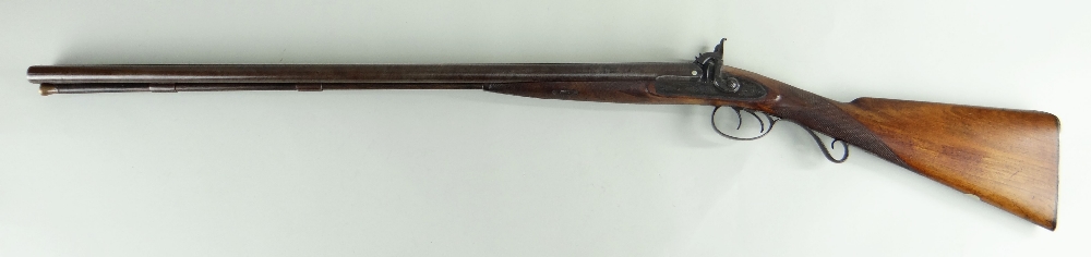 DOUBLE-BARELLED PERCUSSION SPORTING GUN, 18mm calibre, ramrod, mid-19th Century, by W. Roberts & Co, - Image 3 of 28