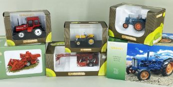 SIX UNIVERSAL HOBBIES COUNTRY COLLECTION 1:32 SCALE MODELS, comprising UH2280 Massey Ferguson, MF830