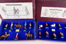 BRITAINS LIMITED EDITIONS: set 5191 The Royal Welsh Fusiliers no. 1604/6000 and set 5291