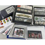 STAMPS: ASSORTED PRESENTATION PACKS, MININSHEETS & FIRST DAY COVERS, 1980s-1990s, in ablums and