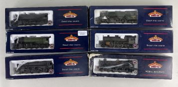 SIX BACHMANN BRANCH-LINE 00 GAUGE STEAM LOCOMOTIVES, comprising 32-505 Standard Class 5MT 73069 4-