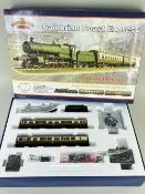 BACHMANN BRANCH-LINE 00 GAUGE CAMBRIAN COAST EXPRESS STEAM TRAIN SET, containing Dunley Manor loco